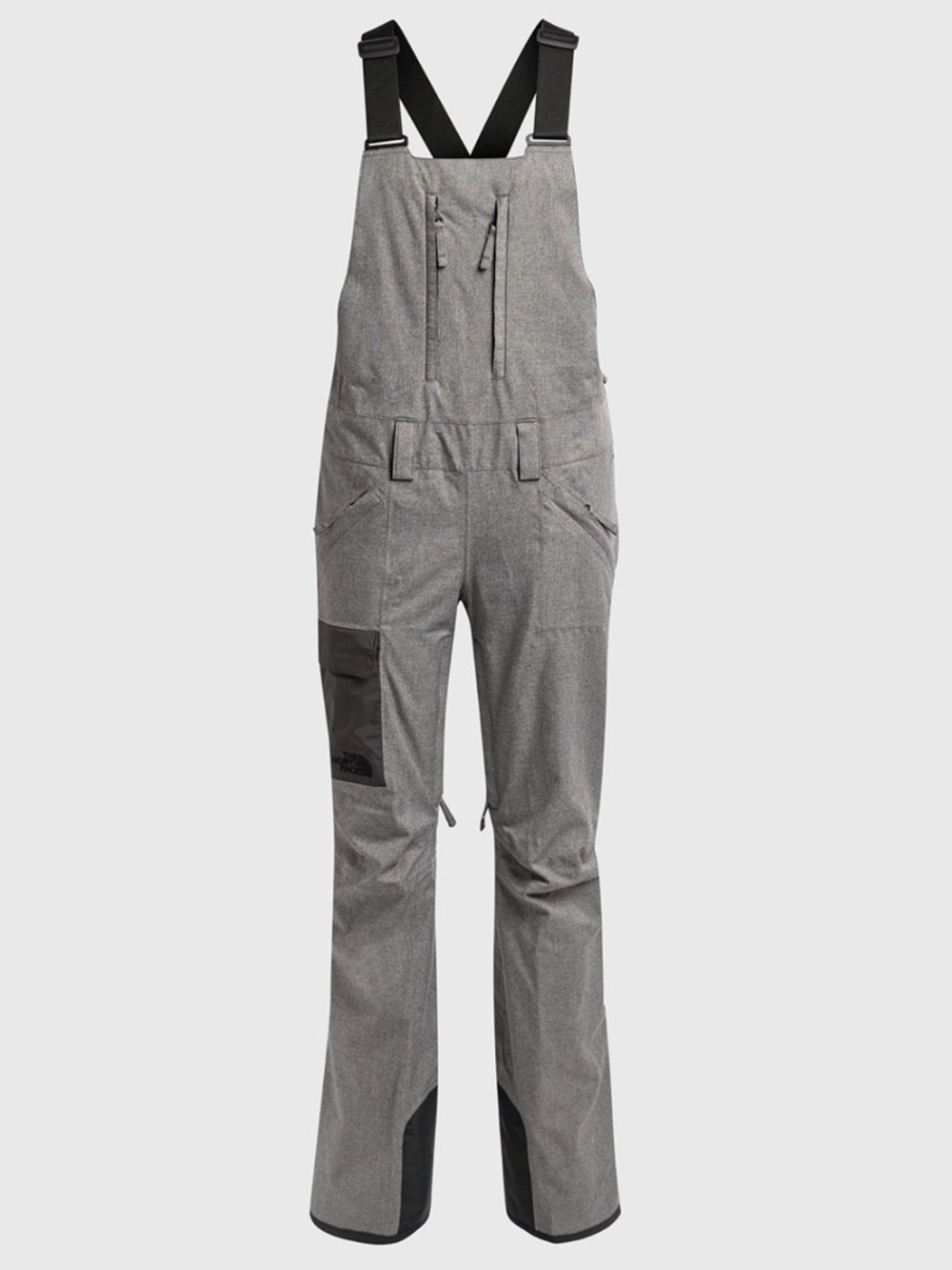 The North Face Grey freedom bibs ski suit snow pants onesie black NWT SM